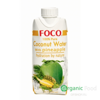 Foco кокосовая вода с соком ананаса (330мл)