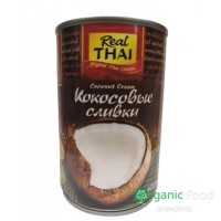 Кокосовые сливки REAL THAI (400мл)